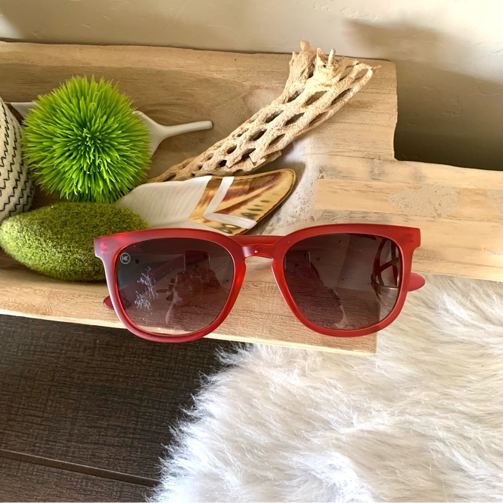 Knockaround Robles Sunglasses Orange Red Unisex #49